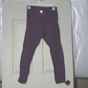 lululemon align lavender leggings, 25 inch.